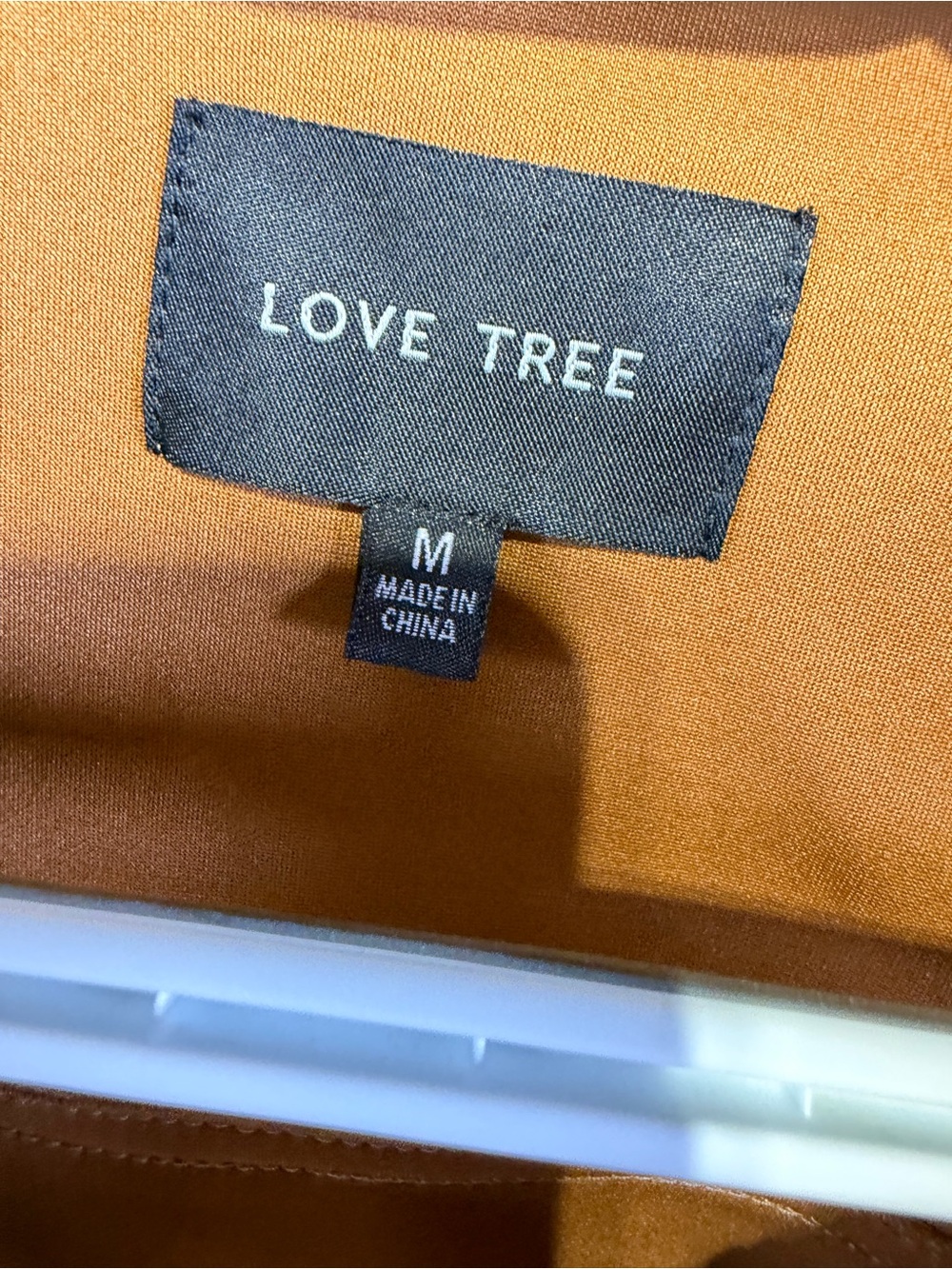 Love Tree Rust-Tone Shacket - Picture 2 of 3